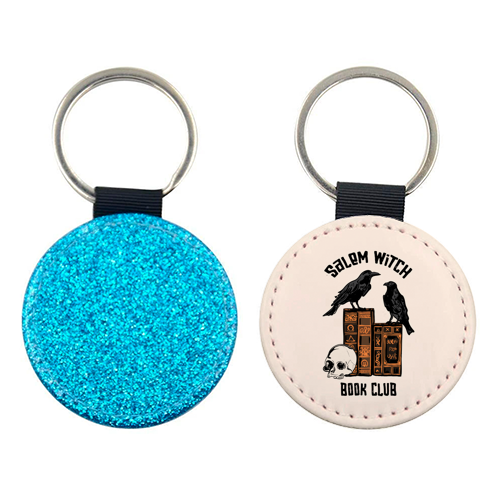 Salem Witch Book Club Halloween Illustration - keyring by EZbie