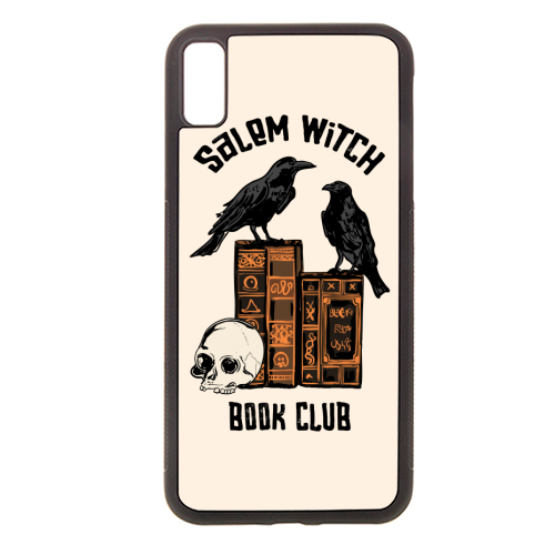 Salem Witch Book Club Halloween Illustration - stylish phone case by EZbie