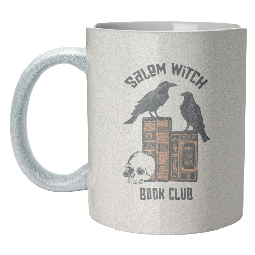 Salem Witch Book Club Halloween Illustration - unique mug by EZbie