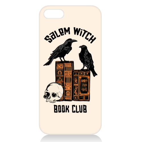 Salem Witch Book Club Halloween Illustration - unique phone case by EZbie