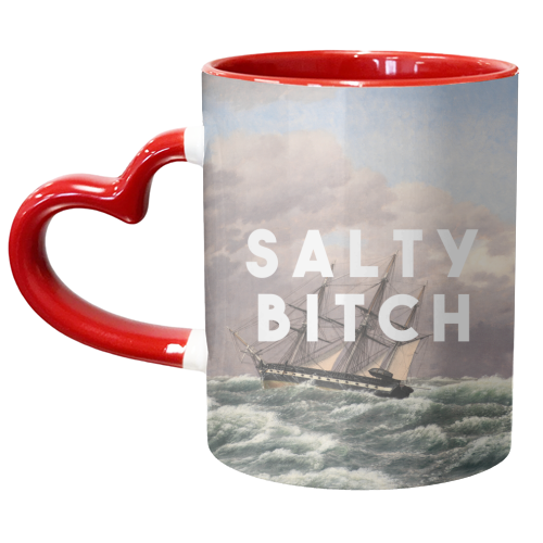Salty Bitch - unique mug by The 13 Prints