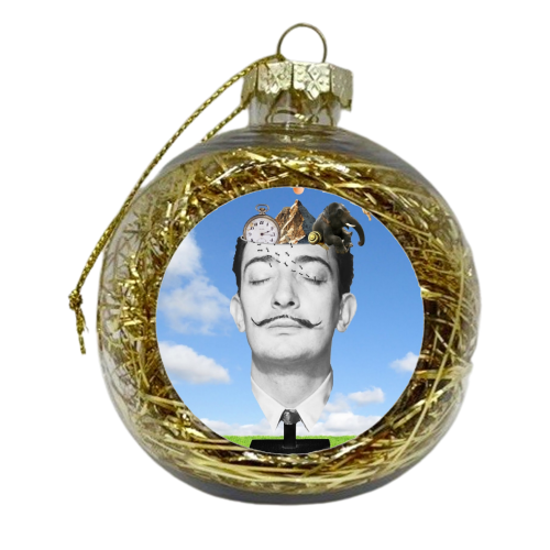 Salvador Dali - xmas bauble by Maya Land