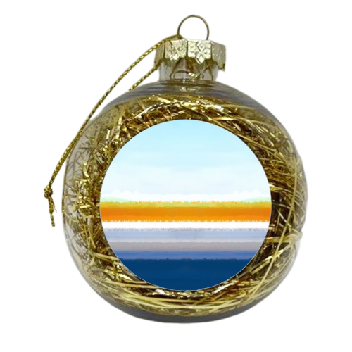 Sand Dunes - xmas bauble by Abi Fawcus