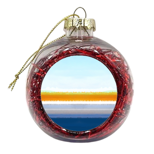 Sand Dunes - xmas bauble by Abi Fawcus