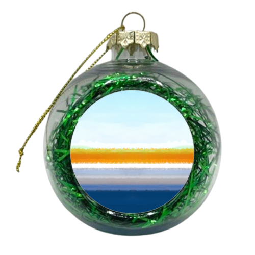 Sand Dunes - xmas bauble by Abi Fawcus