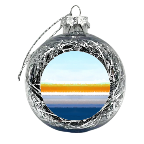 Sand Dunes - xmas bauble by Abi Fawcus