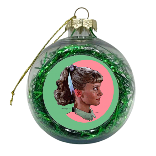 Sandra Dee - xmas bauble by Beverley Rae