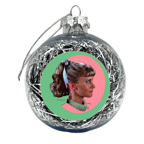 Sandra Dee - xmas bauble by Beverley Rae