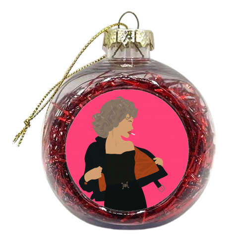 Sandra Dee - xmas bauble by Pink and Pip