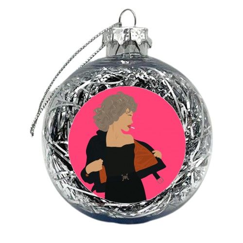 Sandra Dee - xmas bauble by Pink and Pip