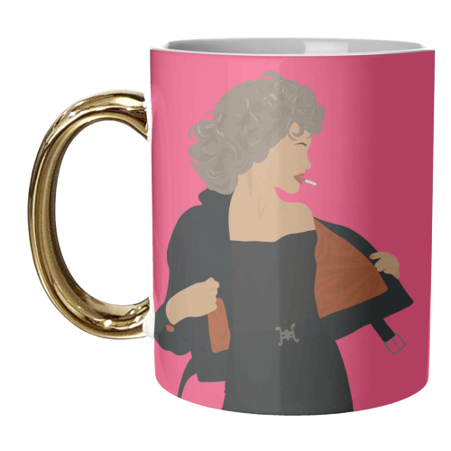 Sandra Dee - unique mug by Pink and Pip
