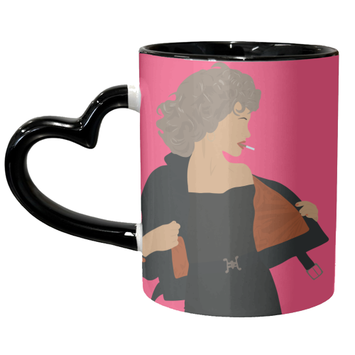 Sandra Dee - unique mug by Pink and Pip