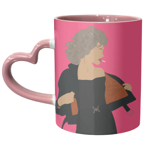 Sandra Dee - unique mug by Pink and Pip