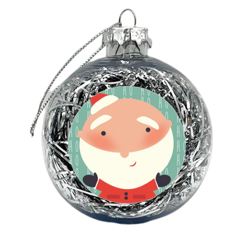 Santa - xmas bauble by Faye Gollaglee