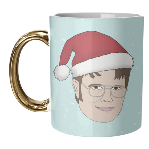Santa Dwight - The Office - unique mug by Bonne Nouvelle