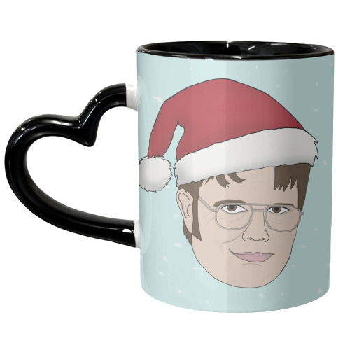 Santa Dwight - The Office - unique mug by Bonne Nouvelle
