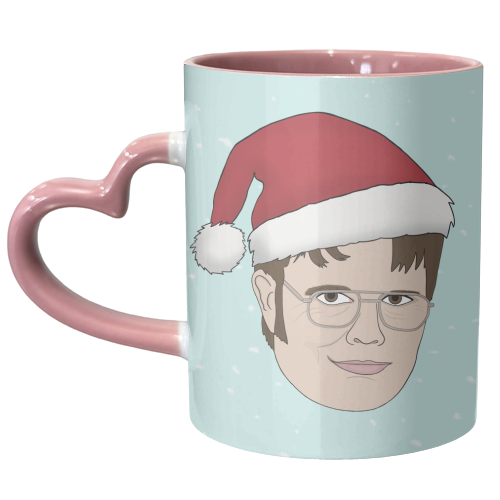 Santa Dwight - The Office - unique mug by Bonne Nouvelle