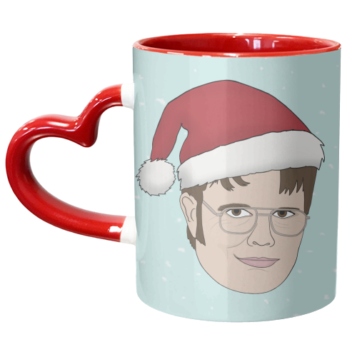 Santa Dwight - The Office - unique mug by Bonne Nouvelle
