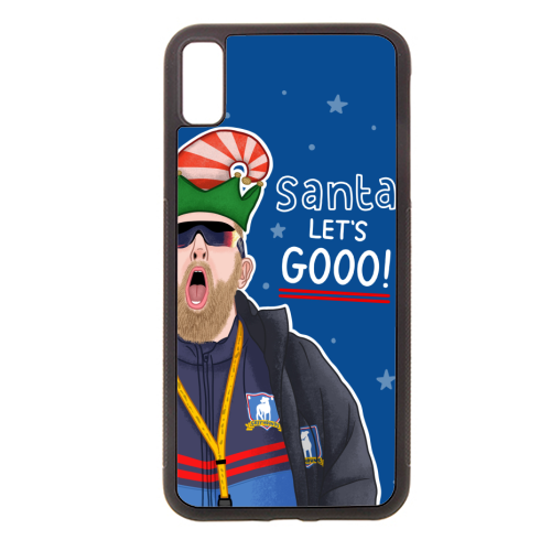 Santa lets gooo - stylish phone case by Loren Grosvenor