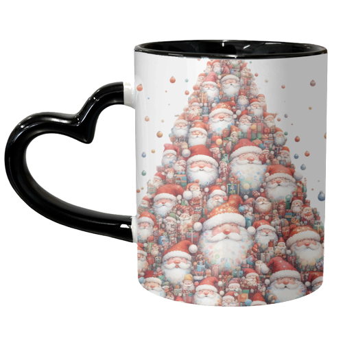 Santa mountain - unique mug by ara liliput