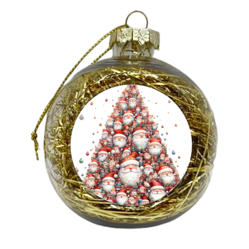 Santa mountain - xmas bauble by ara liliput