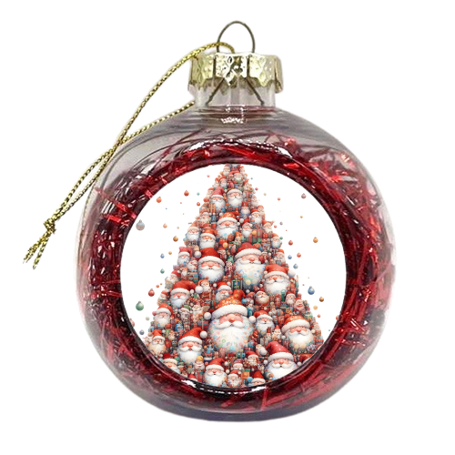 Santa mountain - xmas bauble by ara liliput