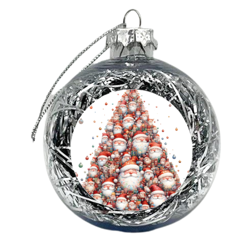 Santa mountain - xmas bauble by ara liliput