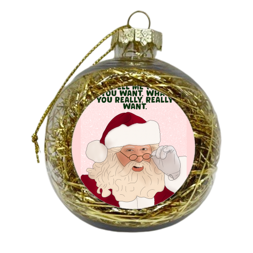 Santa Spice - xmas bauble by Pink and Pip