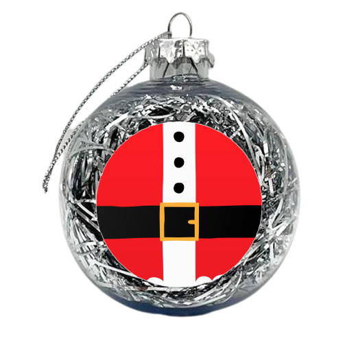 Santa's Belly - xmas bauble by Stephanie Komen