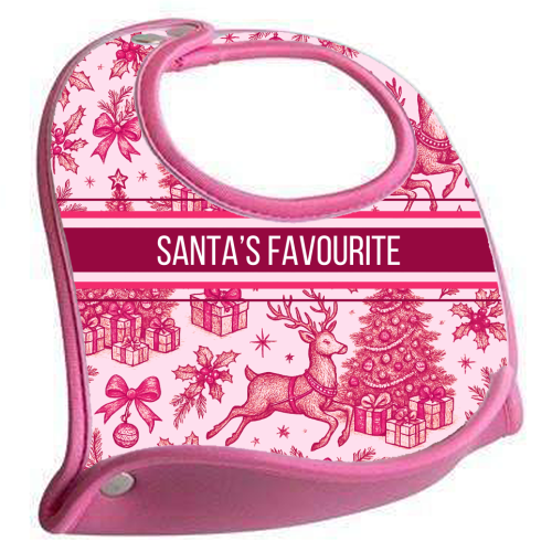 Santa's Favourite - feeding bib by Lilly Rose