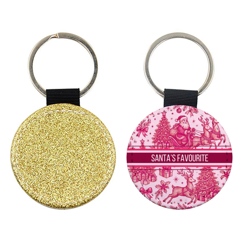 Santa's Favourite - keyring by Lilly Rose