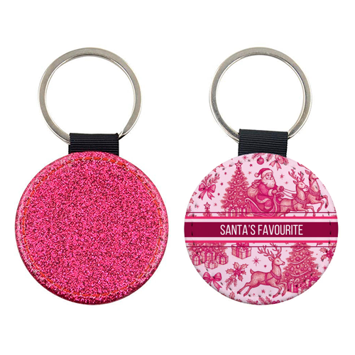 Santa's Favourite - keyring by Lilly Rose