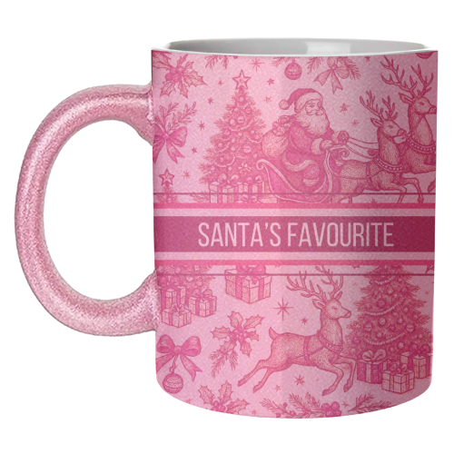 Santa's Favourite - unique mug by Lilly Rose