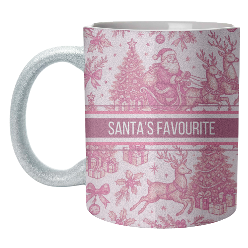 Santa's Favourite - unique mug by Lilly Rose