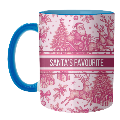 Santa's Favourite - unique mug by Lilly Rose