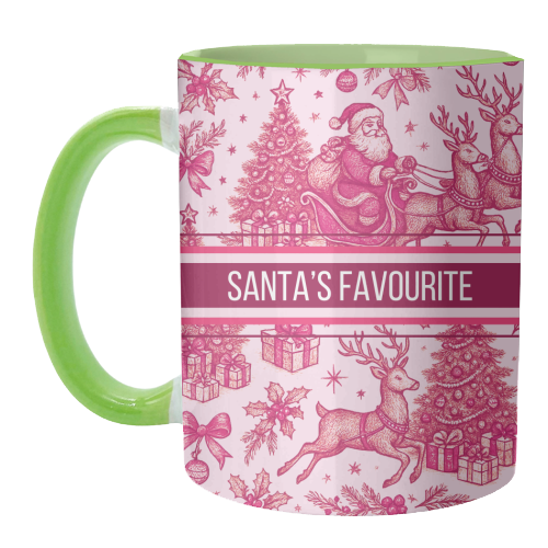 Santa's Favourite - unique mug by Lilly Rose