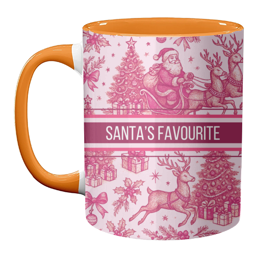 Santa's Favourite - unique mug by Lilly Rose