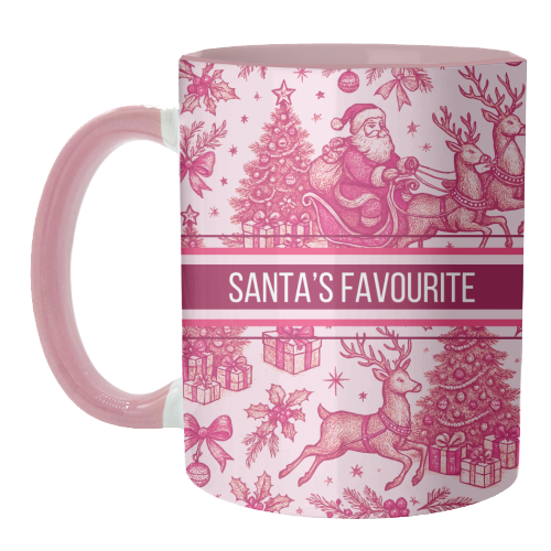 Santa's Favourite - unique mug by Lilly Rose