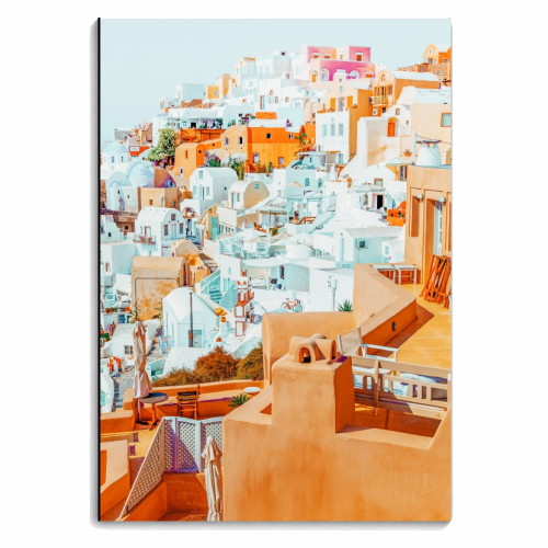Santorini Vacay - personalised A4, A5, A6 notebook by Uma Prabhakar Gokhale