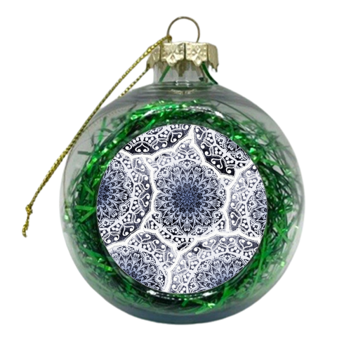 SARAISAN MANDALAS - xmas bauble by Nika Martinez