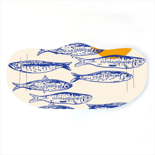 Sardines Sunset - face cover mask by EZbie