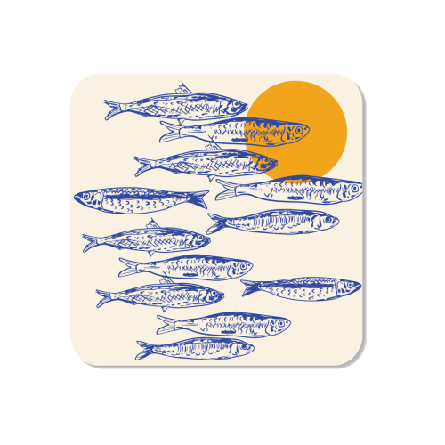 Sardines Sunset - Magnet by EZbie