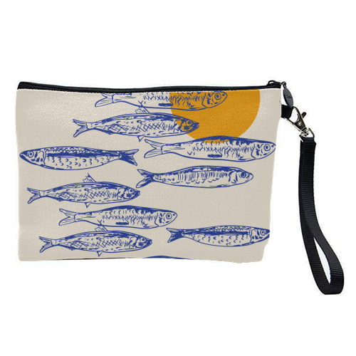 Sardines Sunset - pretty makeup bag by EZbie