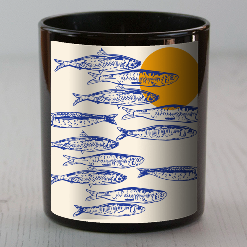 Sardines Sunset - scented candle by EZbie