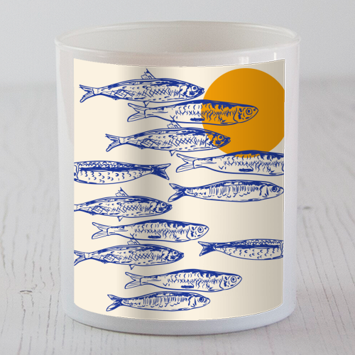 Sardines Sunset - scented candle by EZbie