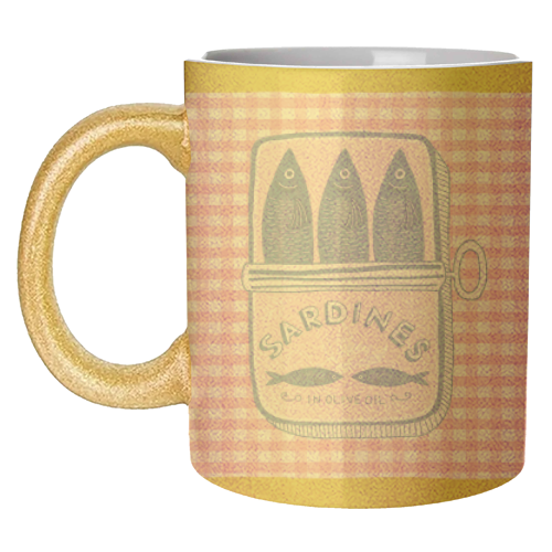 Sardines - unique mug by The Boy and the Bear