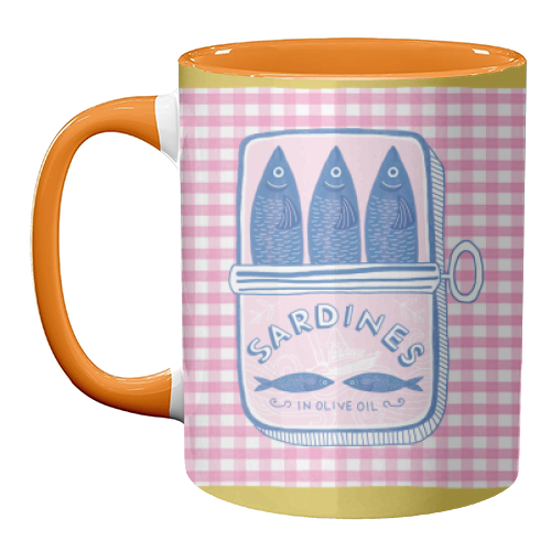 Sardines - unique mug by The Boy and the Bear