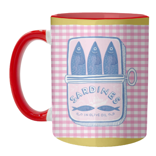 Sardines - unique mug by The Boy and the Bear