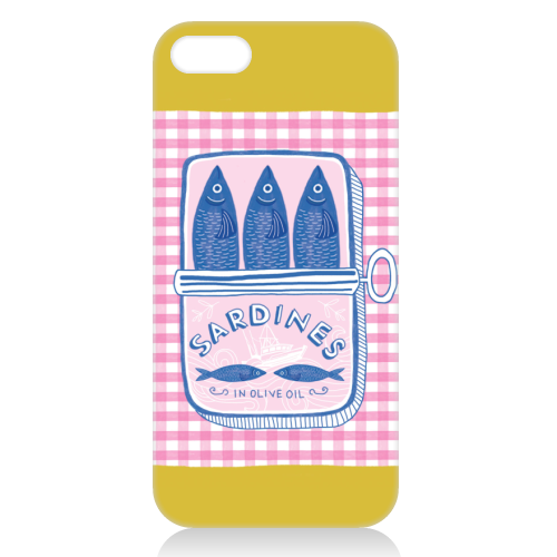 Sardines - unique phone case by The Boy and the Bear