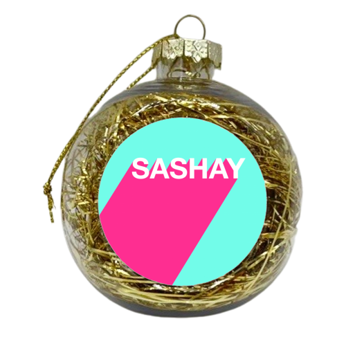 Sashay - xmas bauble by Adam Regester